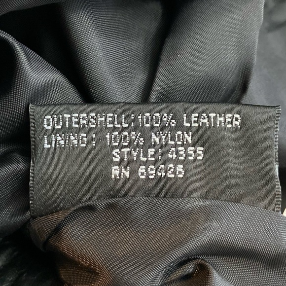 Vintage 80s Womens Byrnes & Baker Black Leather High Rise Pencil Skirt Size 4 - Picture 8 of 8